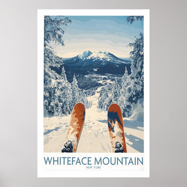 Ski Whiteface Poster 1 (Front)