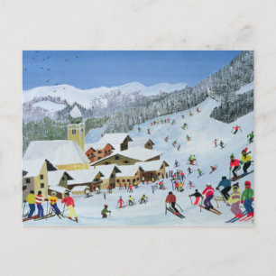 Ski Whizzz! 1991 Postcard
