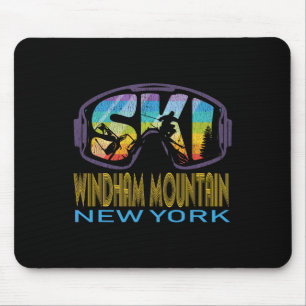 Ski Windham Mountain New York Skiing Vacation Mouse Mat