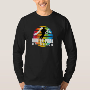 Ski Winter Park Retro Vintage Sun Cool Winter Park T-Shirt