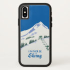 Ski Winter Scene iPhone Case