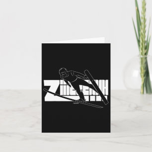 Ski Winter Sport Nordic Combination Ski Jumping  Card