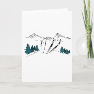 Ski You Later Ski Scene Winter Sports Card