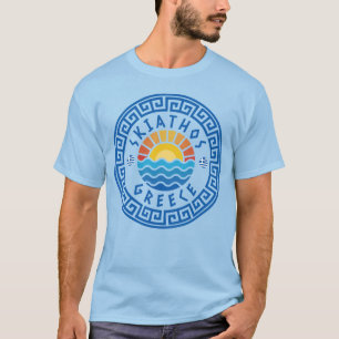 Skiathos Island, Greece - Light Blue Men's T-Shirt