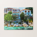 Skiathos Jigsaw Puzzle<br><div class="desc">Painting of Skiathos Island in Greece.</div>