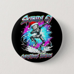 Skibidi 67 Christmas Edition Dance  6 Cm Round Badge