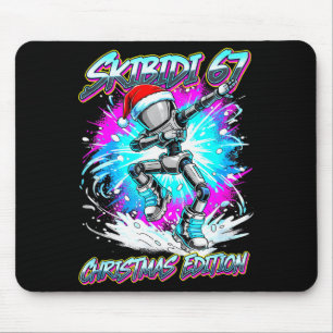 Skibidi 67 Christmas Edition Dance Mouse Mat