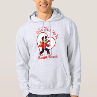 Skibidi Bidi Boom Boom Valentine Meme - Cartoon Hoodie