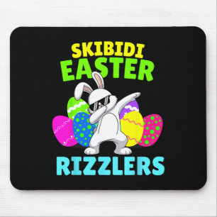 Skibidi Easter - Funny Easter Rizzler Gen Alpha Sl Mouse Mat