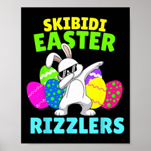 Skibidi Easter - Funny Easter Rizzler Gen Alpha Sl Poster