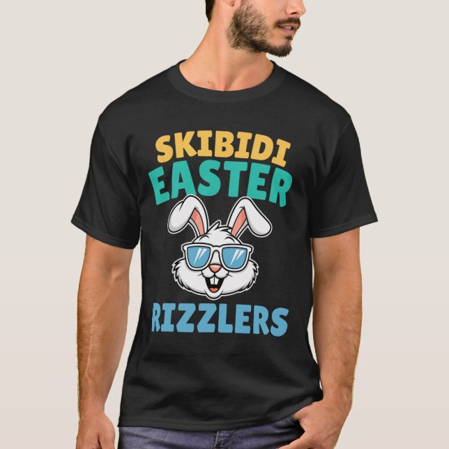 Skibidi Easter - Funny Easter Rizzler Gen Alpha  T-Shirt (Front)