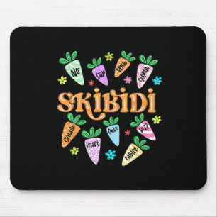 Skibidi Easter Rizzler Funny Easter Rizzler Gen Al Mouse Mat
