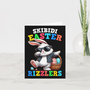 Skibidi Easter Rizzlers Sigma Gen Alpha Bunny East Card