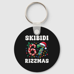 Skibidi Rizzmas 67 Christmas Six Seven Xmas Funny  Key Ring