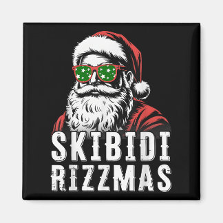 Skibidi Rizzmas Christmas Rizz Santa Claus Charism Magnet