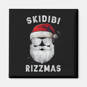 Skibidi Rizzmas Christmas Rizz Santa Claus Charism Magnet