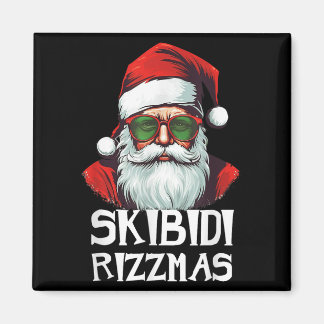 Skibidi Rizzmas Christmas Rizz Santa Claus Charism Magnet