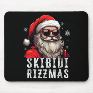 Skibidi Rizzmas Christmas Rizz Santa Claus Charism Mouse Mat