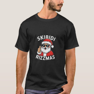 Skibidi Rizzmas Christmas Rizz Santa Claus Charism T-Shirt