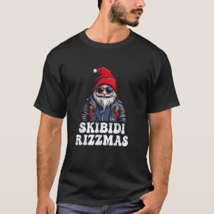 Skibidi Rizzmas Christmas Rizz Santa Claus Charism T-Shirt