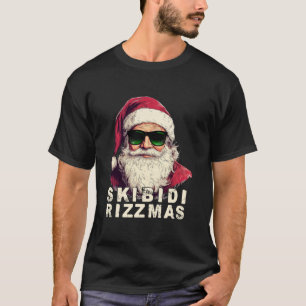 Skibidi Rizzmas Christmas Rizz Santa Claus Charism T-Shirt