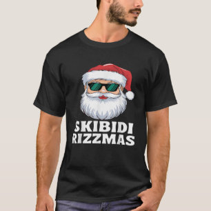 Skibidi Rizzmas Christmas Rizz Santa Claus Charism T-Shirt