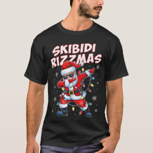 Skibidi Rizzmas Christmas Rizz Santa Claus Charism T-Shirt
