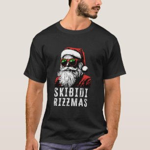 Skibidi Rizzmas Christmas Rizz Santa Claus Charism T-Shirt