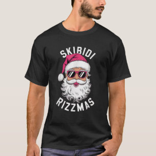 Skibidi Rizzmas Christmas Rizz Santa Claus Charism T-Shirt