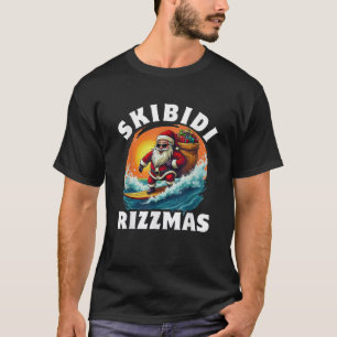 Skibidi Rizzmas Christmas Rizz Santa Claus Charism T-Shirt