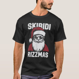 Skibidi Rizzmas Christmas Rizz Santa Claus Charism T-Shirt