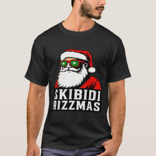 Skibidi Rizzmas Christmas Rizz Santa Claus  T-Shirt