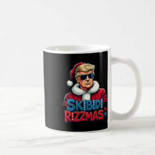Skibidi Rizzmas Christmas Rizz Santa Claus Trump S Coffee Mug