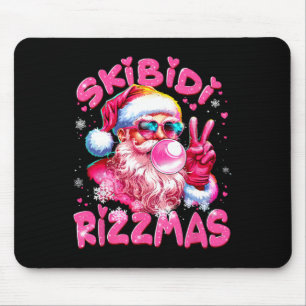 Skibidi Rizzmas Christmas Santa Claus Merry Mas Si Mouse Mat