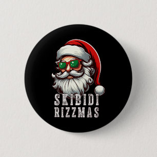 Skibidi Rizzmas Christmas Santa Claus Merry Rizz M 6 Cm Round Badge