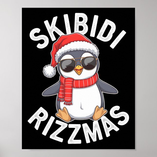 Skibidi Rizzmas Funny Christmas Christmas Season P Poster (Front)