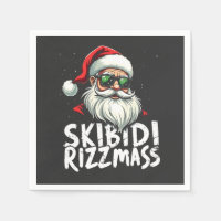 Skibidi Rizzmas Funny Gen Alpha Slang Christmas