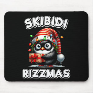 Skibidi Rizzmas Funny Gen Alpha Slang Christmas Pe Mouse Mat