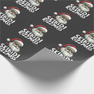 Skibidi Rizzmas Funny Gen Alpha Slang Christmas Wrapping Paper