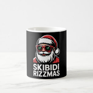 Skibidi Rizzmas Santa Christmas Rizz Xmas Holiday Coffee Mug