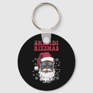 Skibidi Rizzmas Santa Claus Christmas Merry Rizz M Key Ring