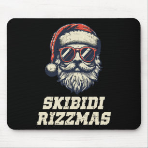 Skibidi Rizzmas Santa Funny Christmas Boys Teens K Mouse Mat