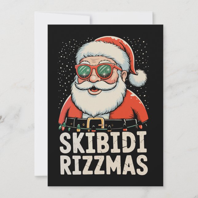 Skibidi Rizzmas Santa Rizz Christmas Xmas Holiday (Front)