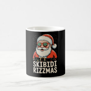 Skibidi Rizzmas Santa Rizz Christmas Xmas Holiday Coffee Mug