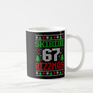 Skibidi Six Seven Rizzmas Funny Meme 67 Ugly Chris Coffee Mug
