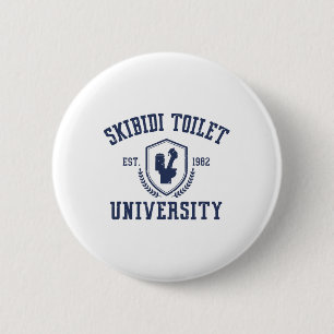 Skibidi Toilet University Funny Skibidi Meme 6 Cm Round Badge