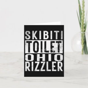 Skibiti Toilet Ohio Rizzler Gen Alpha Slang Influe Card