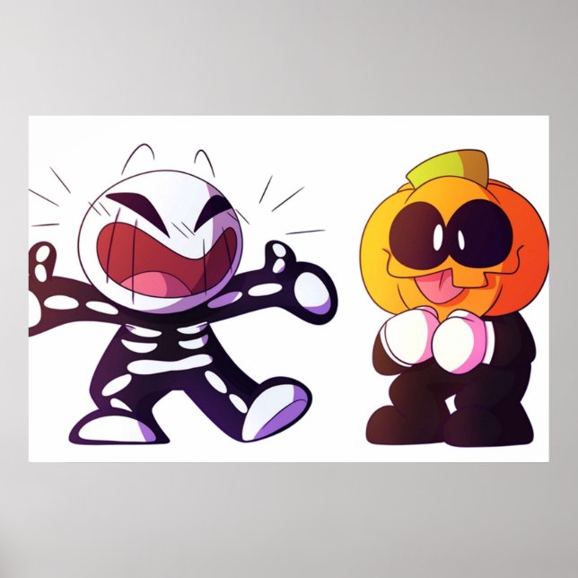 Skid and Pump cute Poster (Front)