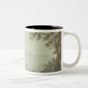 Skiddaw and Derwent Water (pen & ink with w/c over Two-Tone Coffee Mug