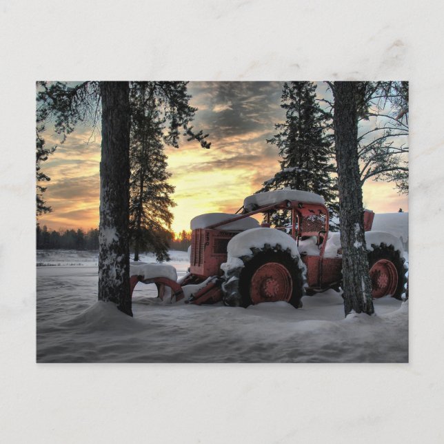 skidder sunrise postcard (Front)